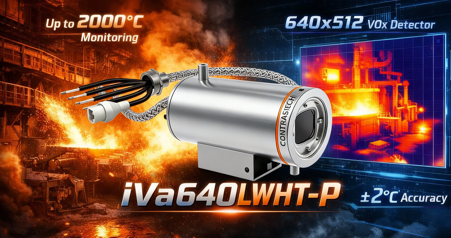 High-Temperature LWIR Thermal Camera for Industrial Monitoring