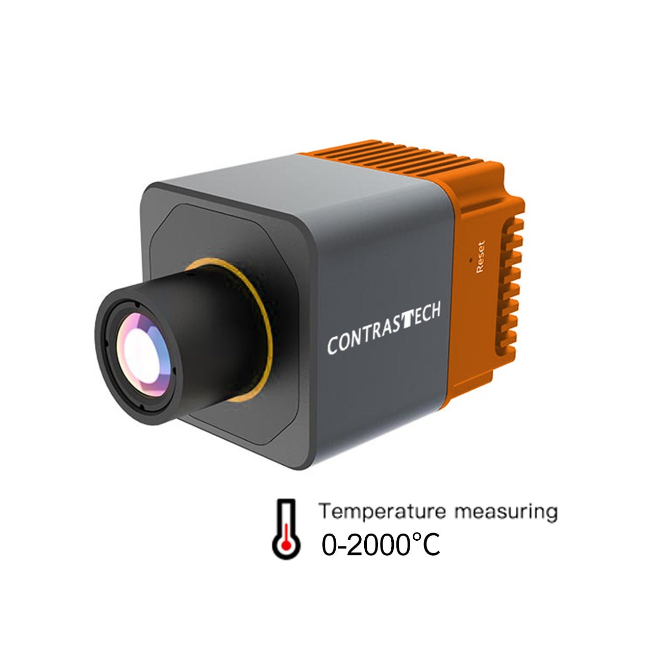 0~2000℃ Radiometric 640X512 Molten Metal Thermal Imaging Camera With 200℃ Protective Shell - Contrastech