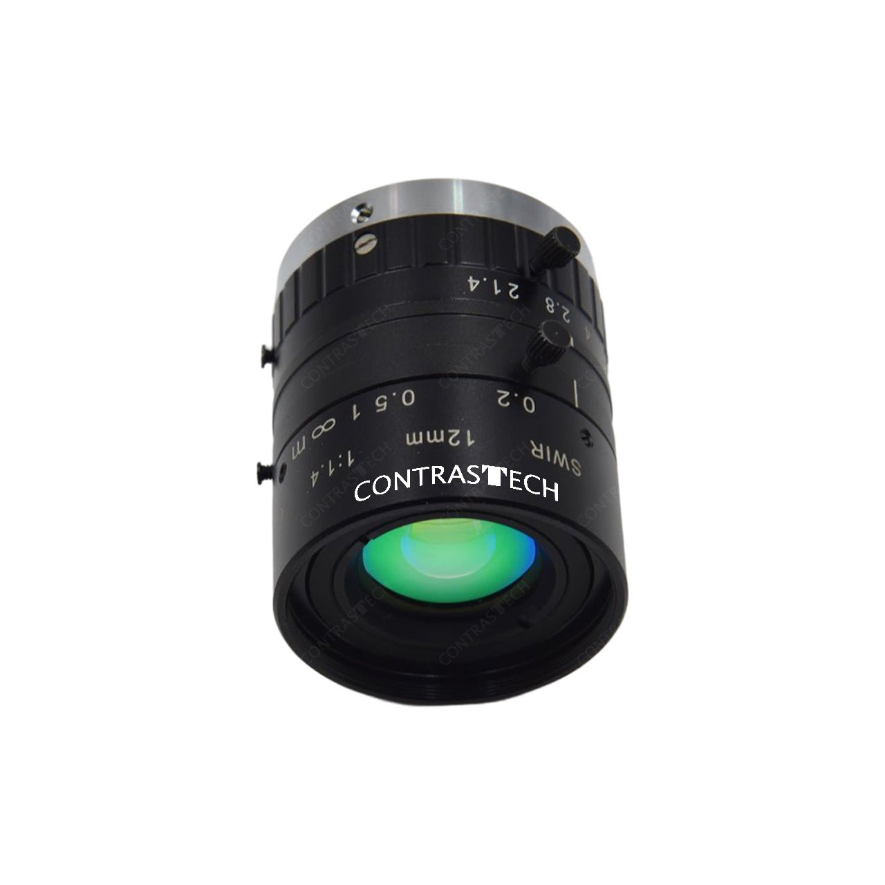 1/2'' 400-1700nm 12/16/25/35mm Visible SWIR Lens C-Mount - Contrastech