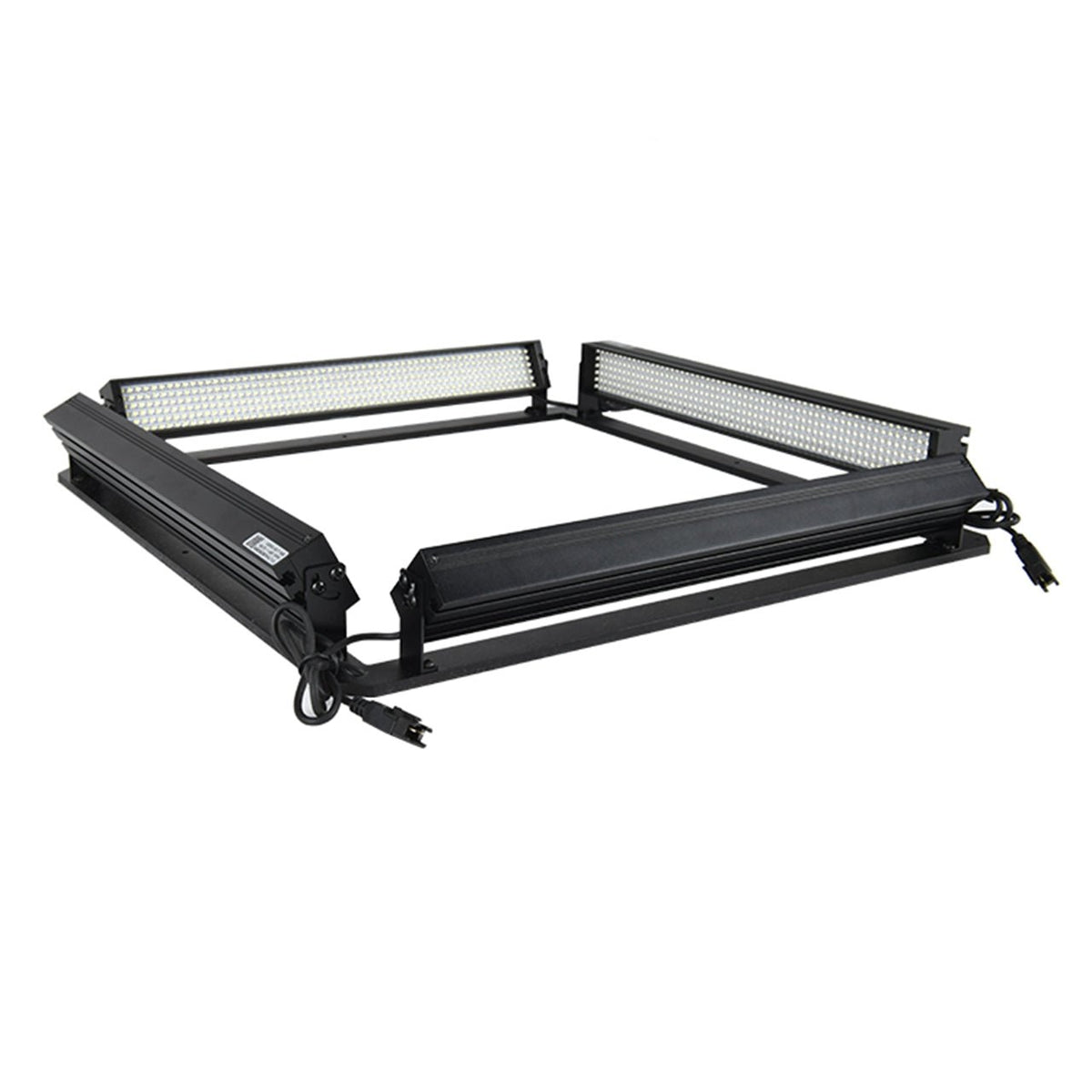 HLMD four-sided LED machine vision light with adjustable angles for bright field and dark field inspection