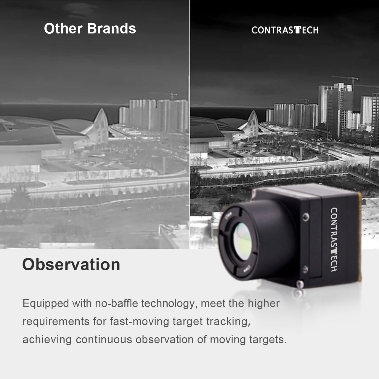 iVaster640LWPro 640x512 12μm 55mm Lens USB 2.0 Type C LWIR Thermal Imaging Module Module