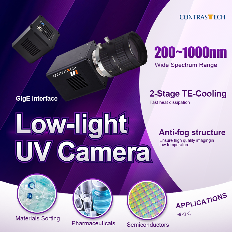 iBX-UVUC16GA-K High Resolution 200-800nm GSENSE4040 20fps 82.5dB USB3.0 Scientific UV Imaging Camera