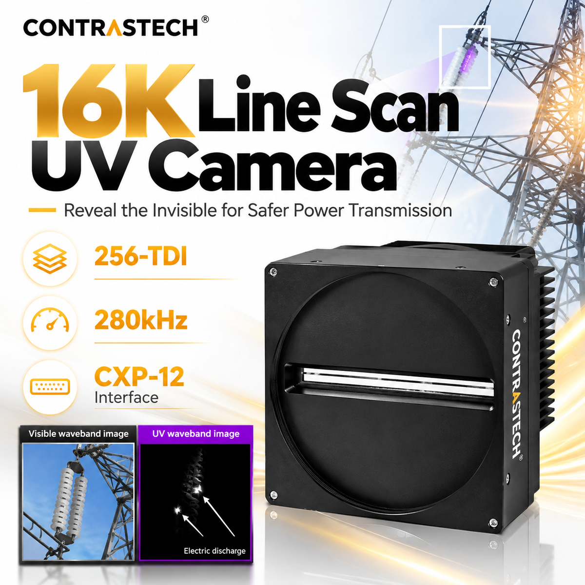 iBt-UV16KT 16K UV camera for corona and partial discharge detection