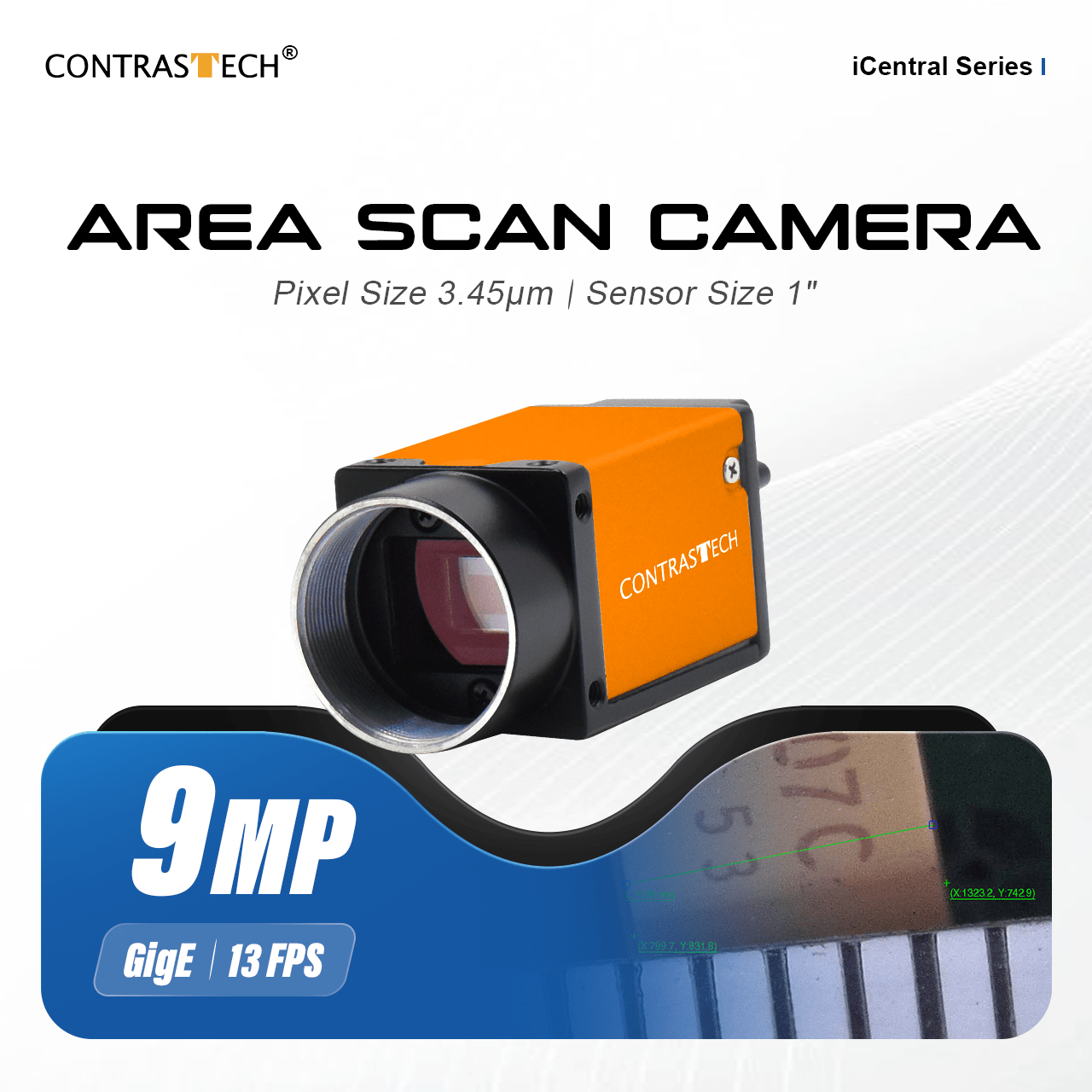 iCt90M/CG90A-Pro 9MP GigE Vision Camera | IMX267 Global Shutter Camera - Contrastech