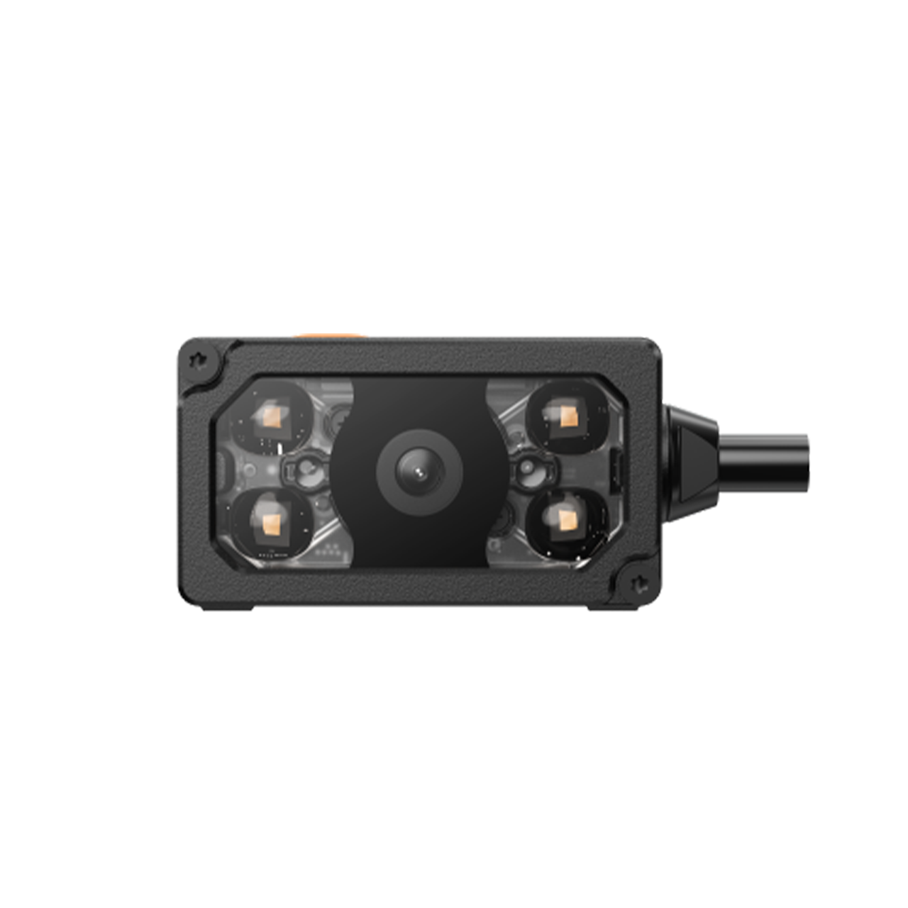 iLOX A Series AI smart camera used in industrial production line for PCB inspection, battery manufacturing, and automated quality control.