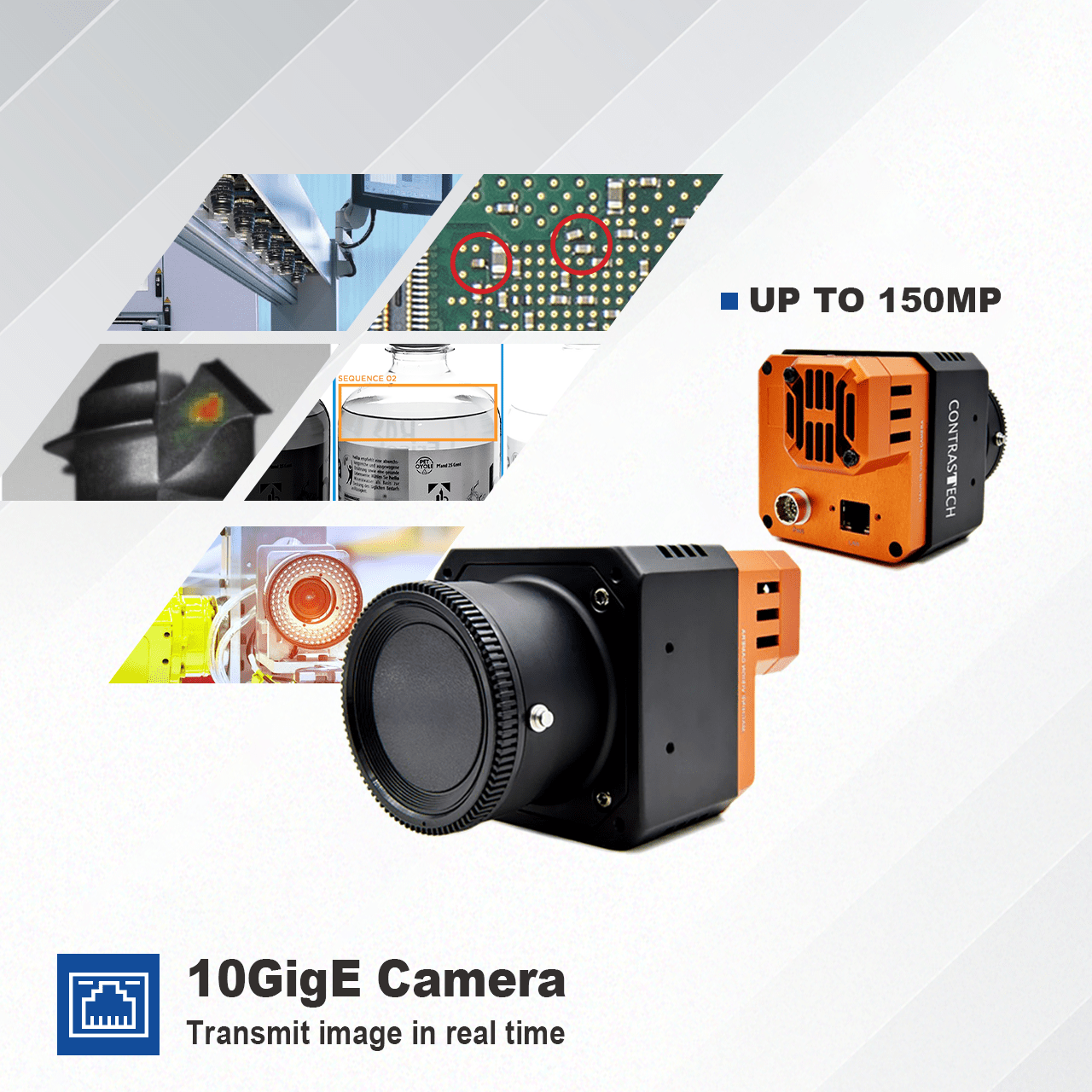 LEO 25MG-40Tgm/TGC GenlCam Standard GMAX0505 Global Shutter C mount 25MP 10GigE Vision Camera - Contrastech