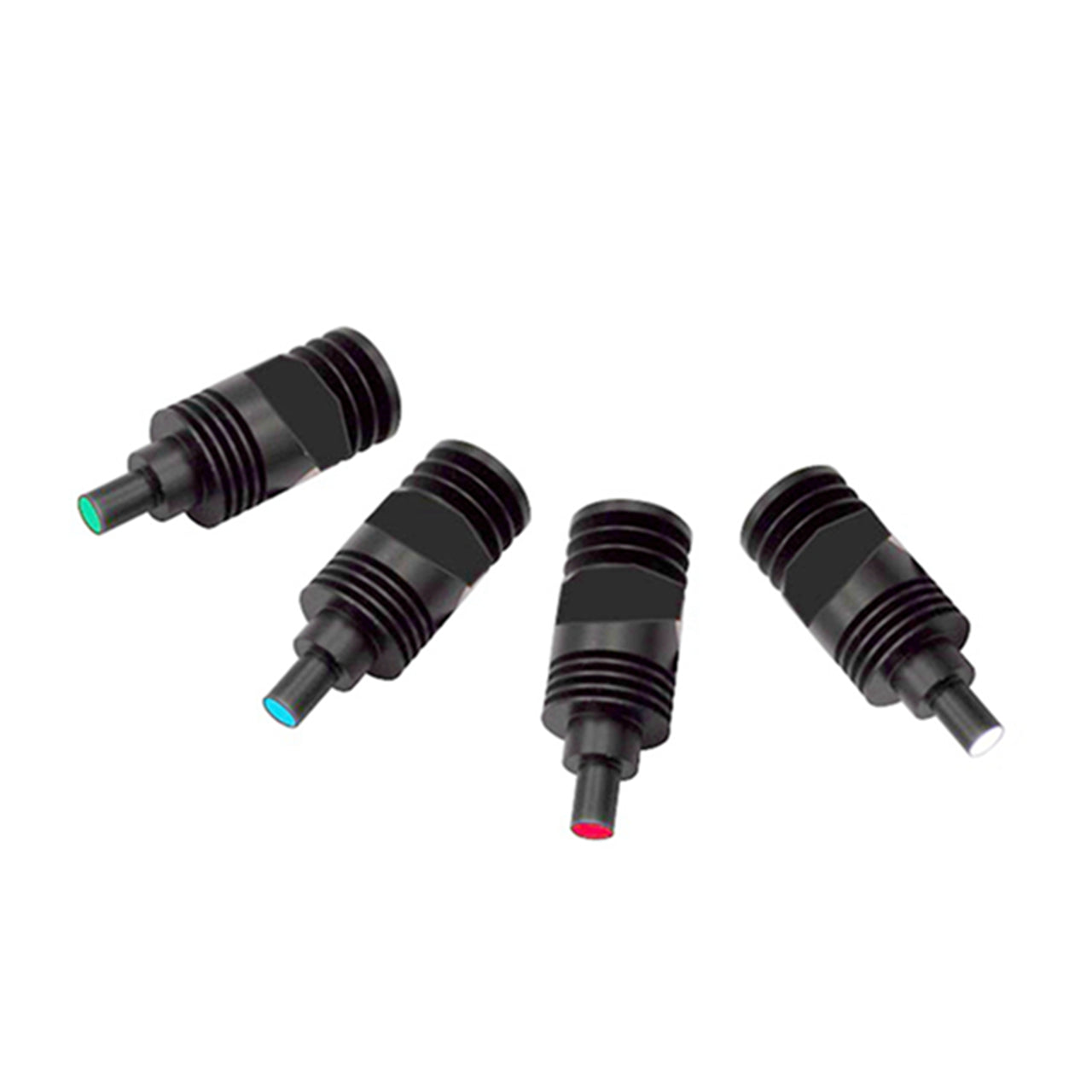 High-intensity LED coaxial spot light used in automated machine vision systems for surface defect detection, electronic component inspection, and quality control.