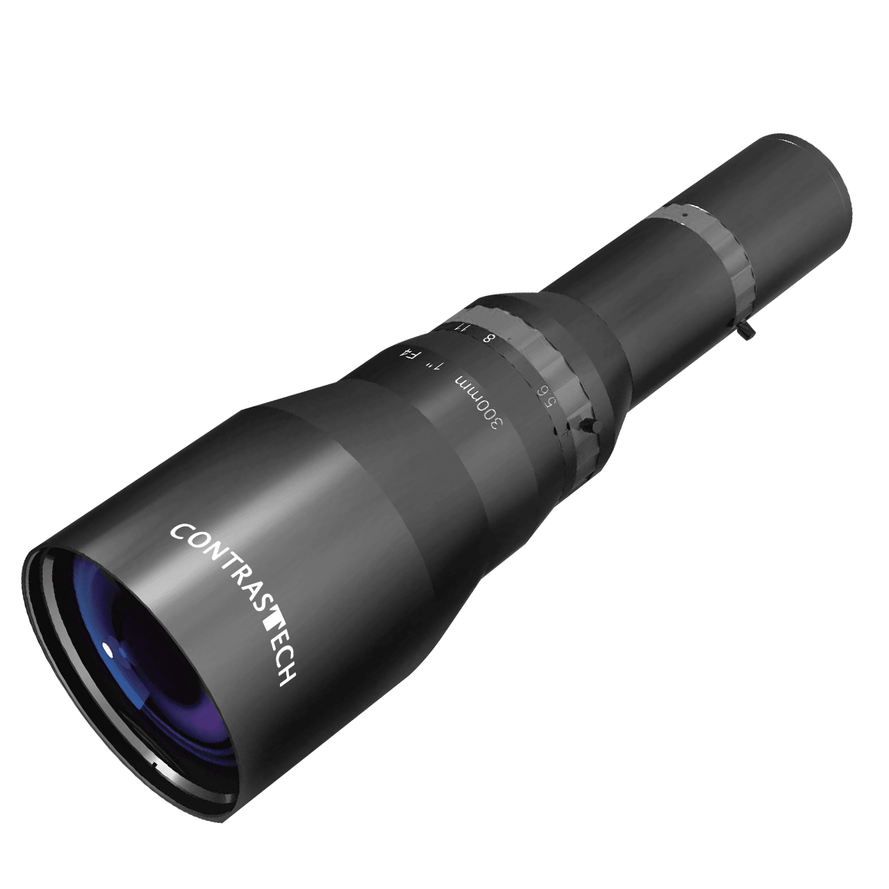 1" 900-1700nm C-Mount 300mm SWIR Lenses - Contrastech