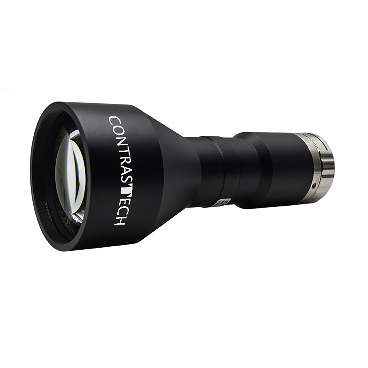 220mm working distance telecentric lens designed for flexible lighting integration and industrial machine vision applications