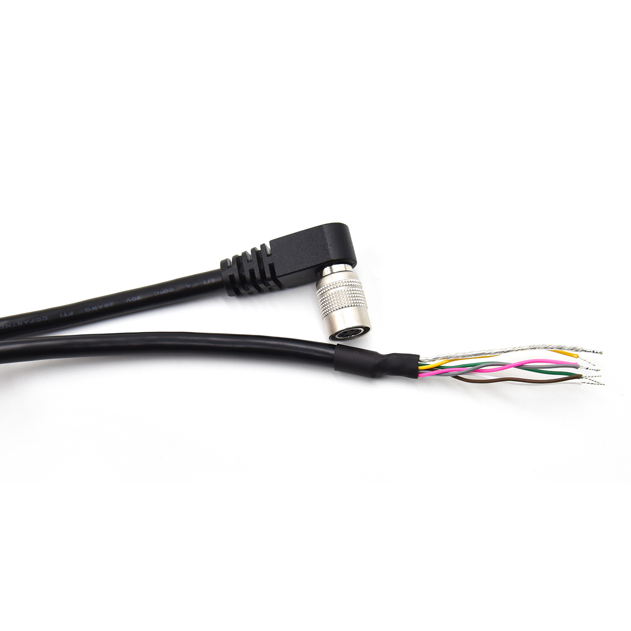 90 Degree 6-Pin IO Cable 2m