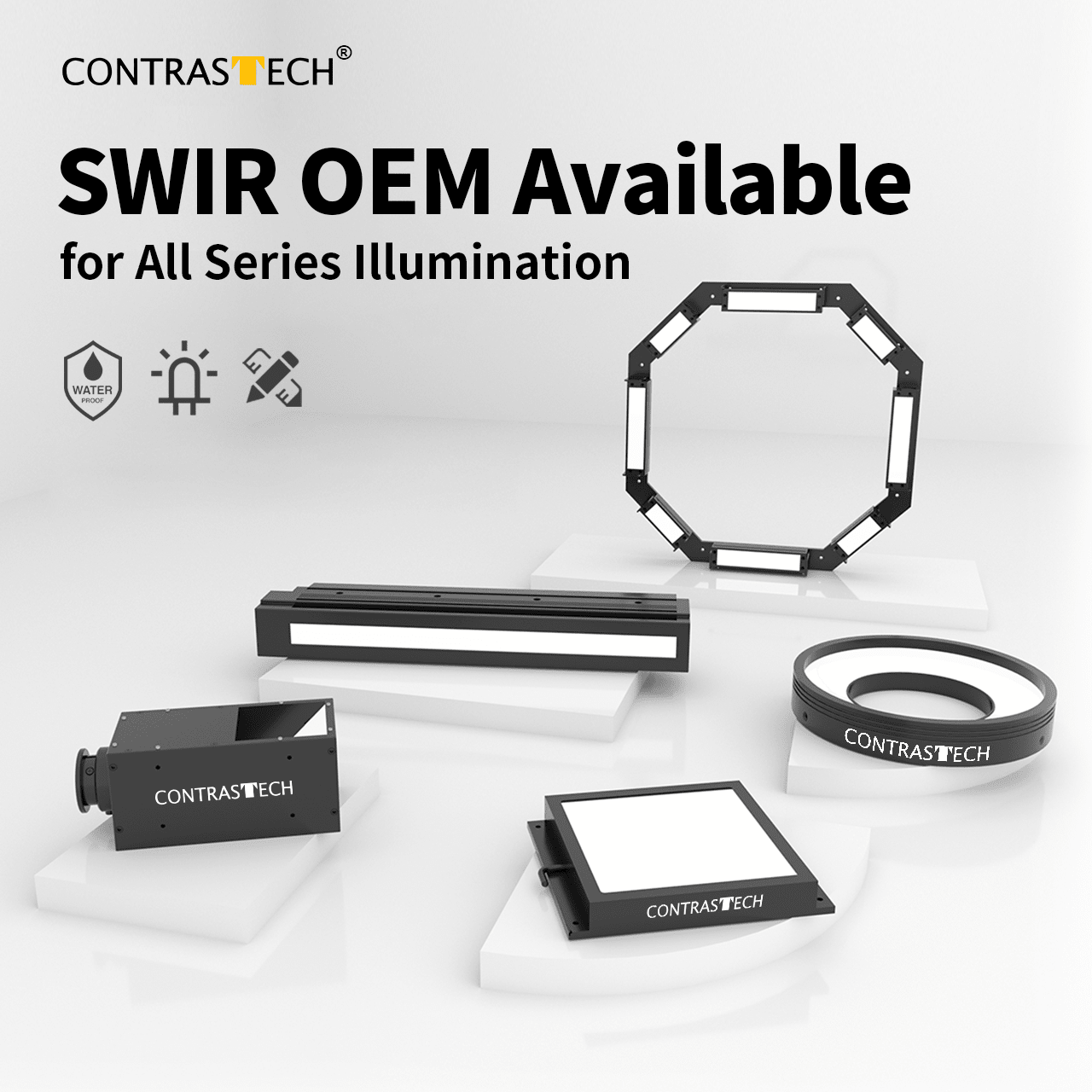 Customizable OEM SWIR Light for Industrial Machine Vision & Scientific Imaging - Contrastech