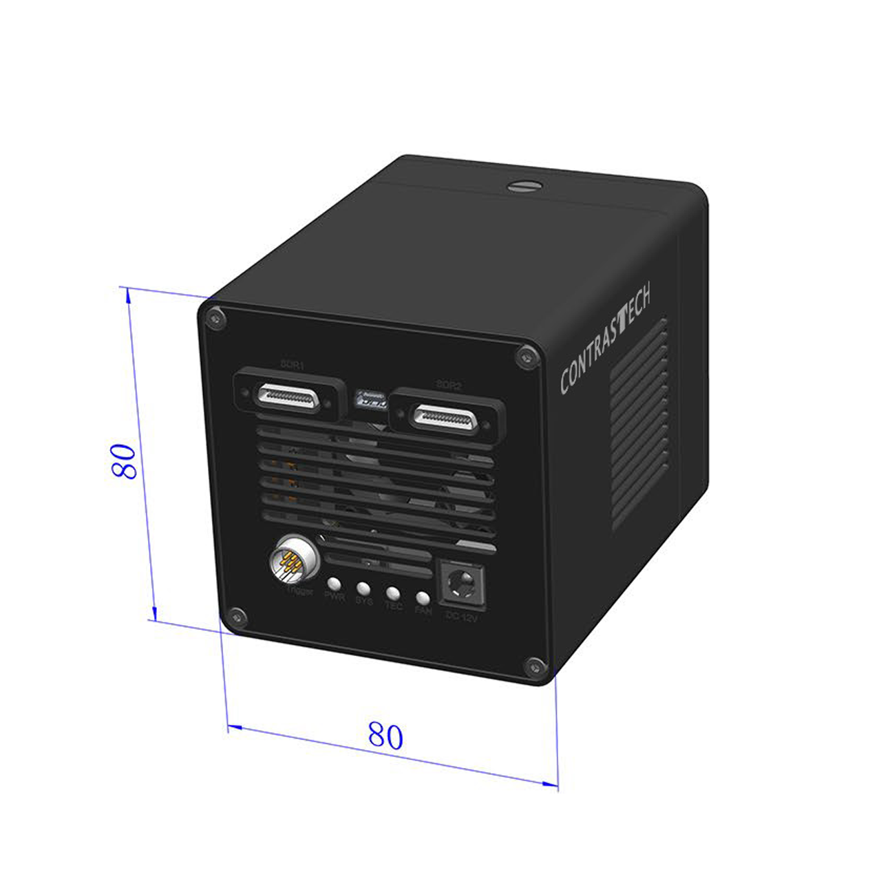 1280x1024 75 кадров в секунду CMOS GigE PoE NIR камера