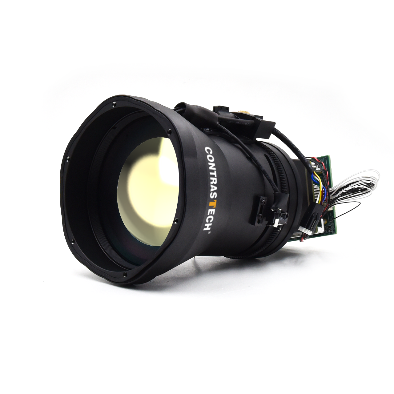 iVa-LW20A UAV thermal imaging camera with SDI, USB, CameraLink, HDMI, and Ethernet interfaces, supporting professional infrared imaging and data transmission.