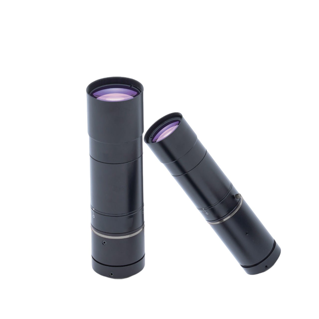 Visible–SWIR telecentric lens for silicon wafer inspection and IC imaging at 1100nm transmission wavelength.